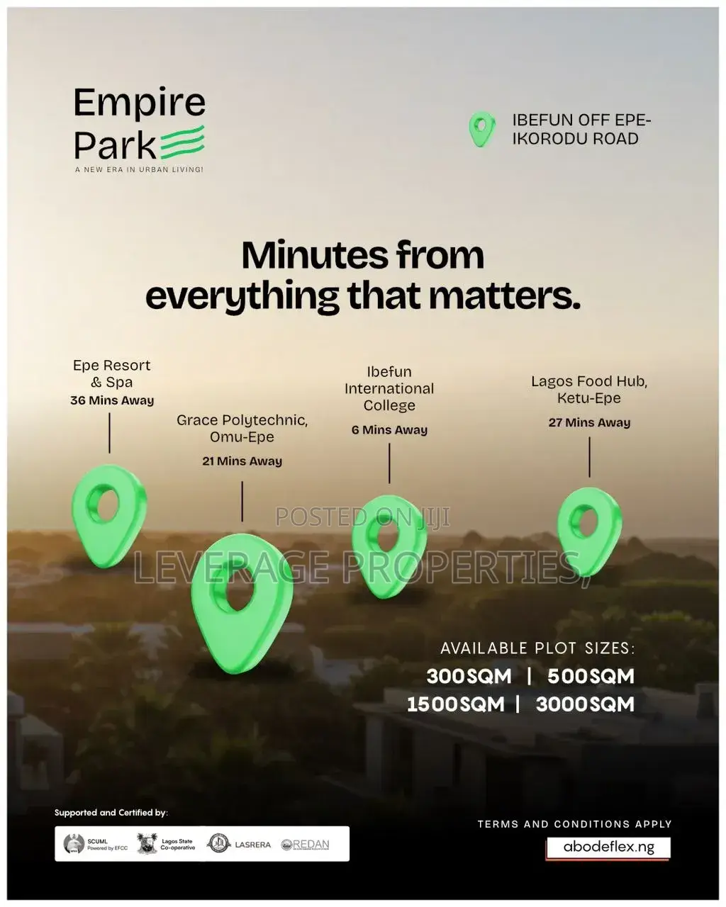 Buy Build Ready Land W/Cofo Along Ikorodu-Epe-Ijebu Road in Odogbolu