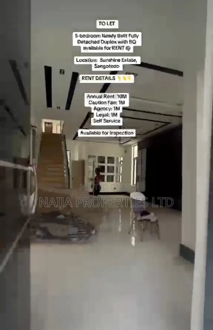 5bdrm Duplex in Blenco, Sangotedo for rent in Sangotedo