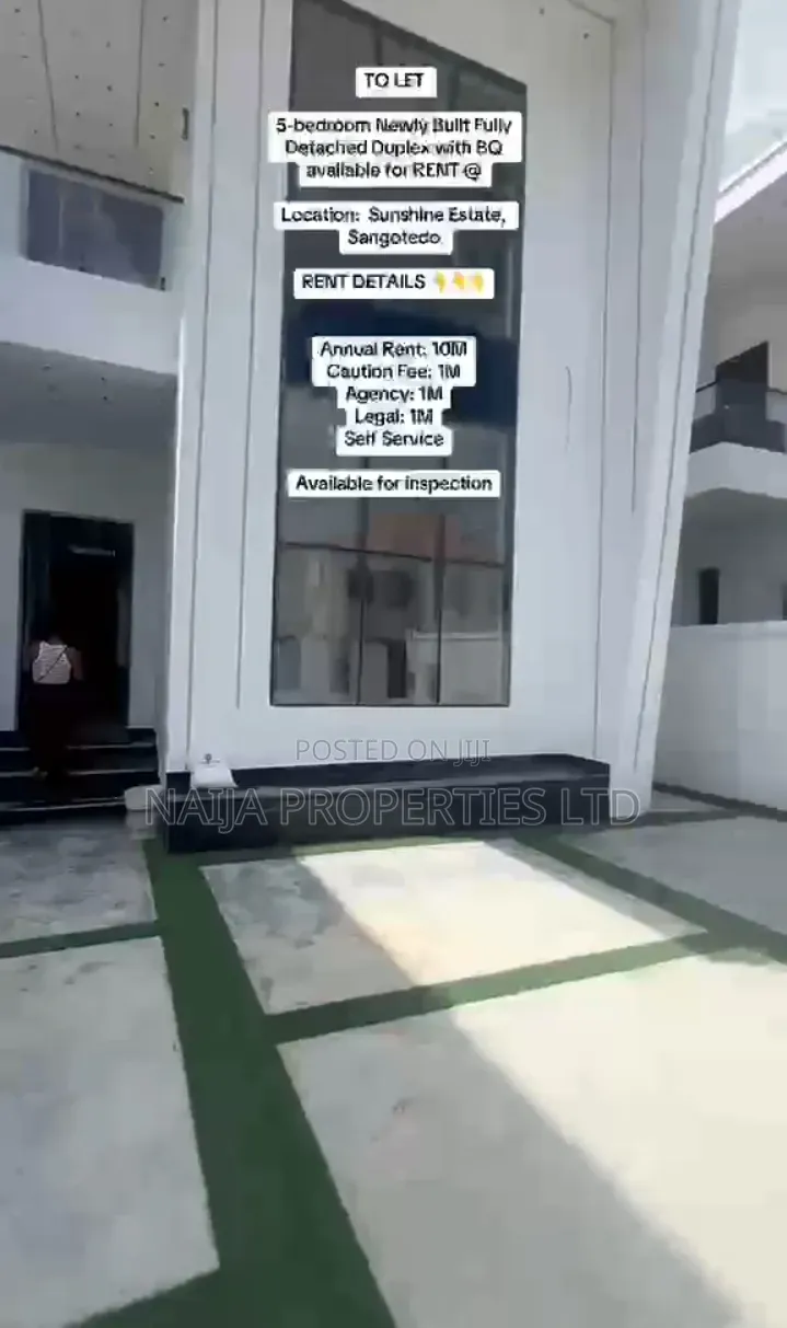 5bdrm Duplex in Blenco, Sangotedo for rent in Sangotedo
