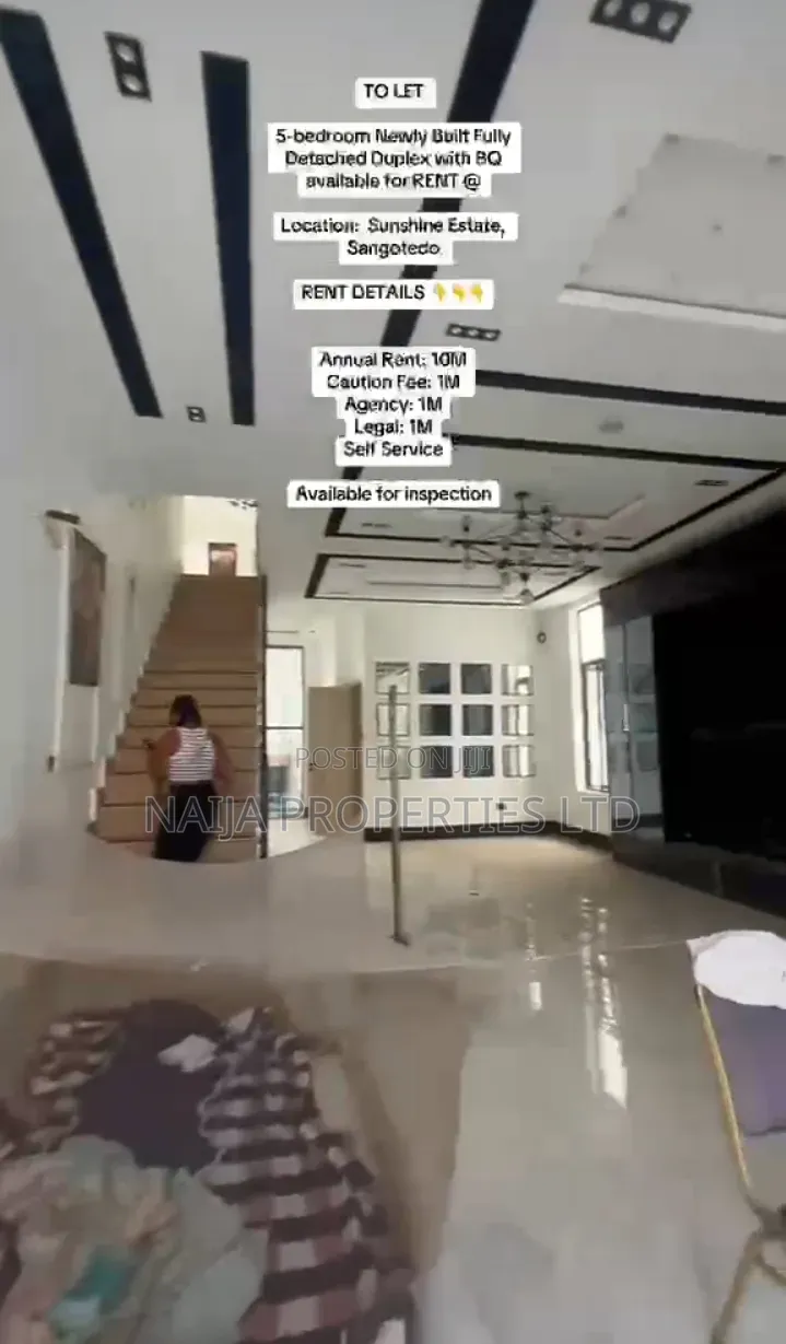 5bdrm Duplex in Blenco, Sangotedo for rent in Sangotedo