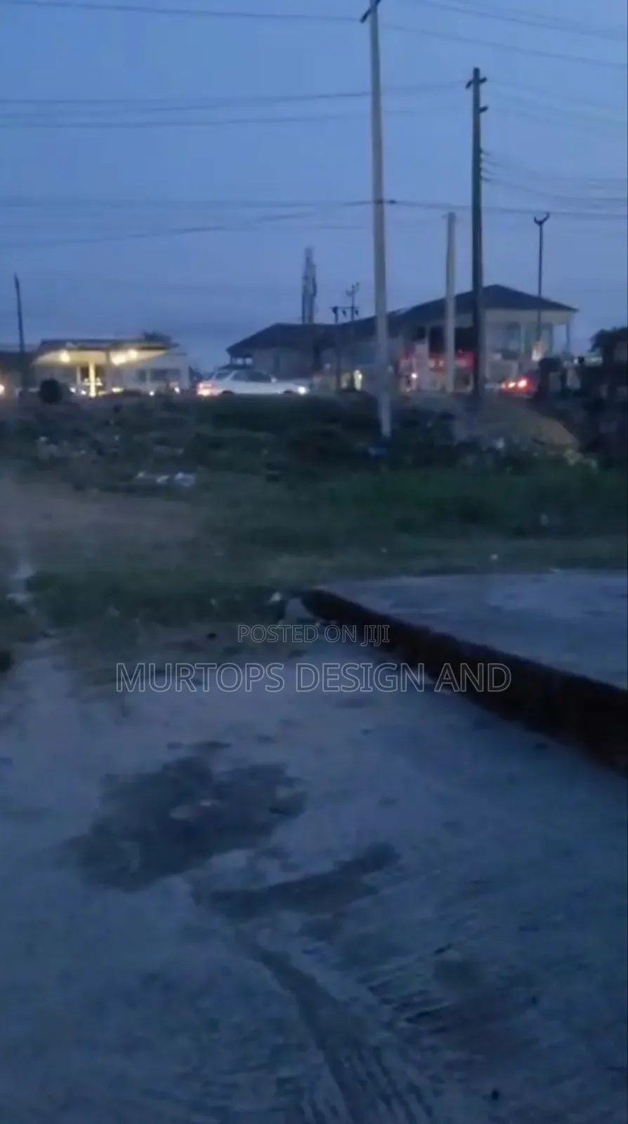 1plot of Land Facing Lekki Express at Olokola With Warehouse Bungalow in Olokonla