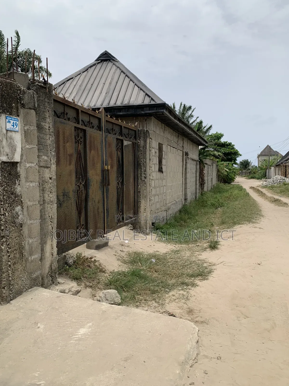 Plot of Land Fenced and Gated in Ajah