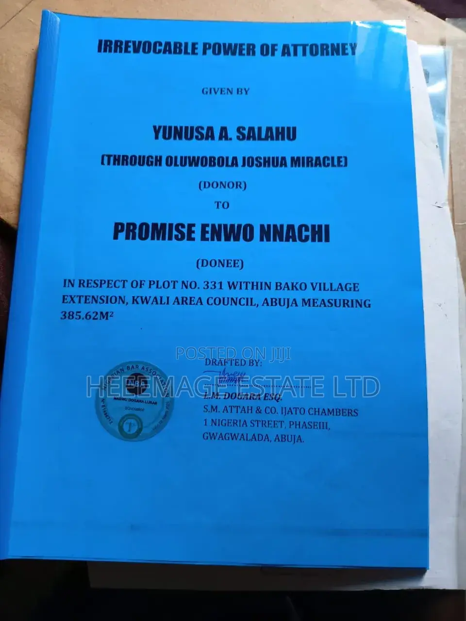 383sqm Residential Plot in Kwali