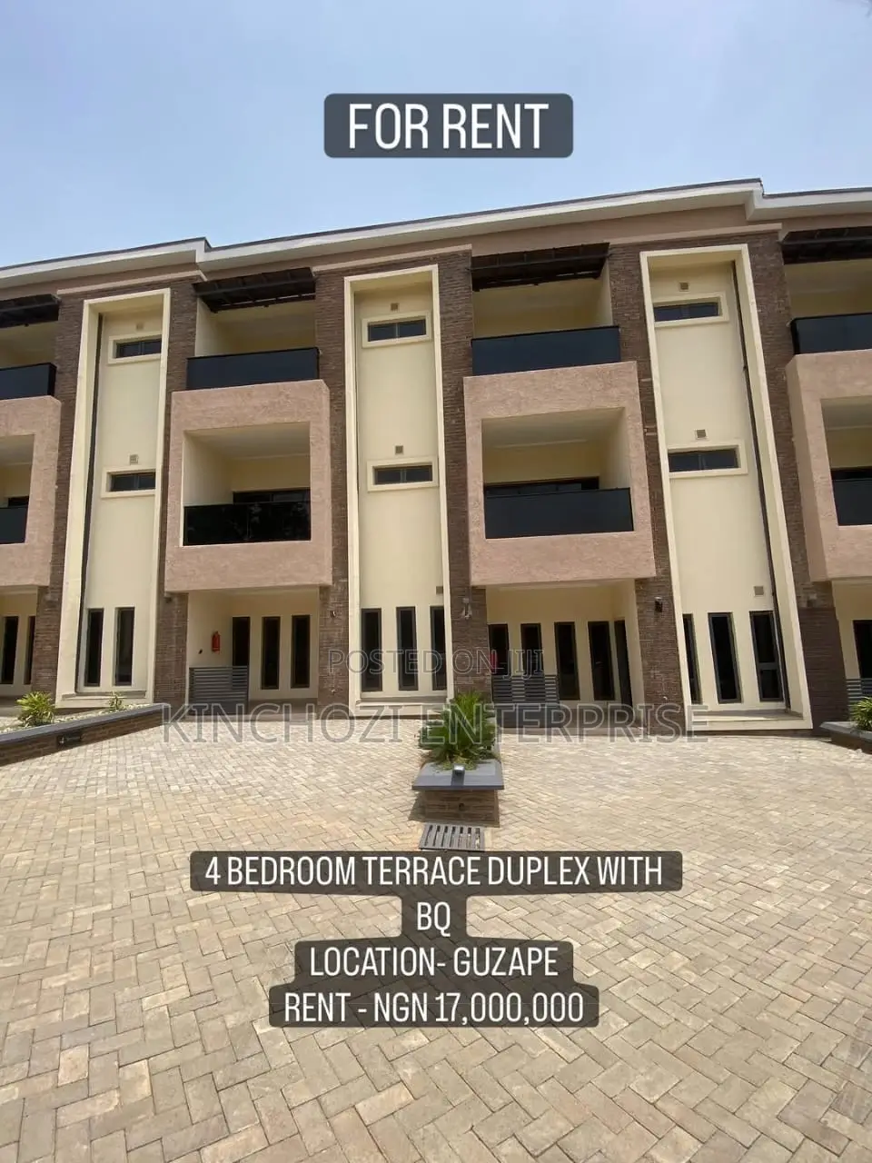 4bdrm Duplex in Guzape for rent in Guzape District