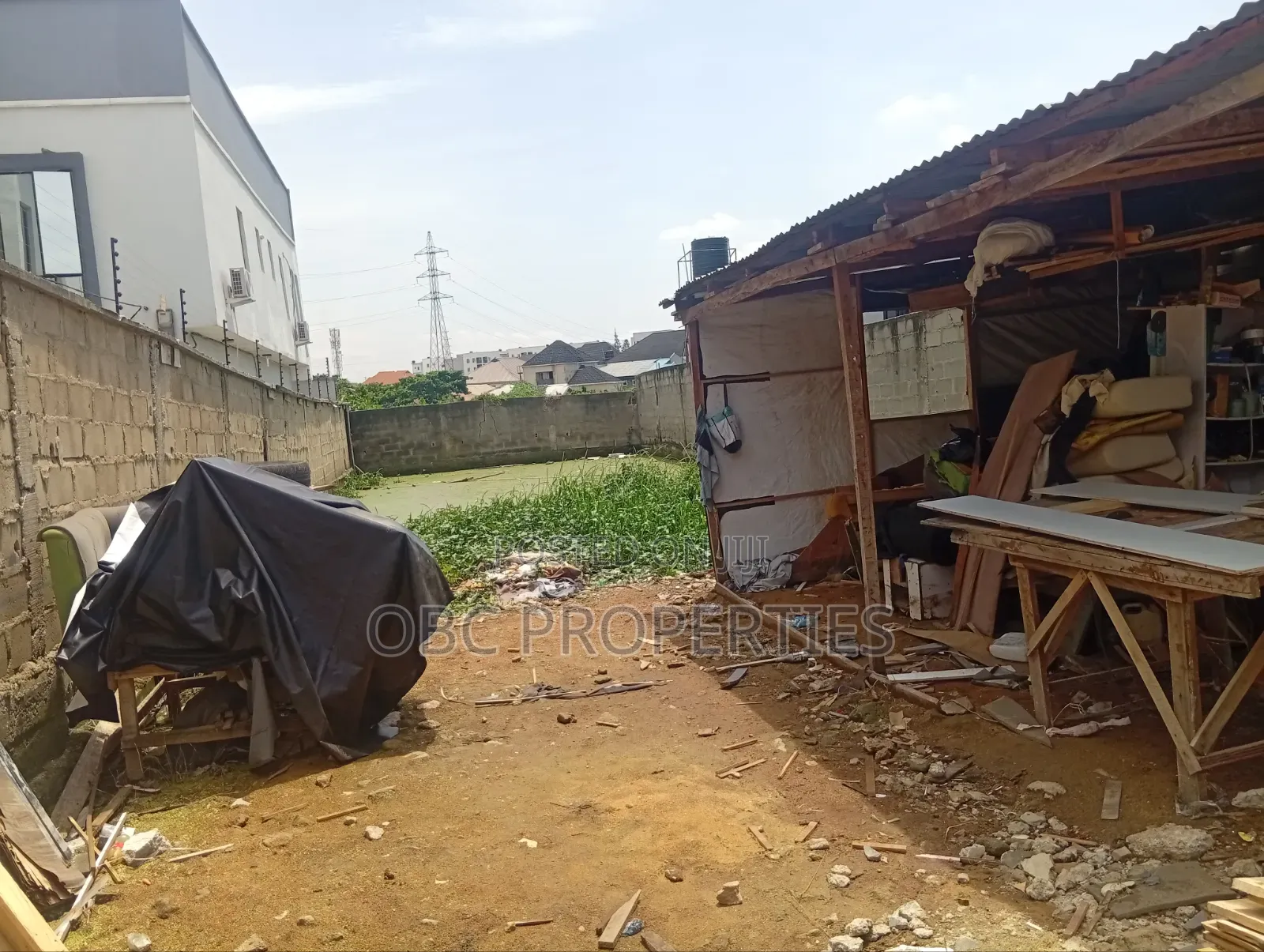 340 SQM Fenced Land With Gate in Soluyi