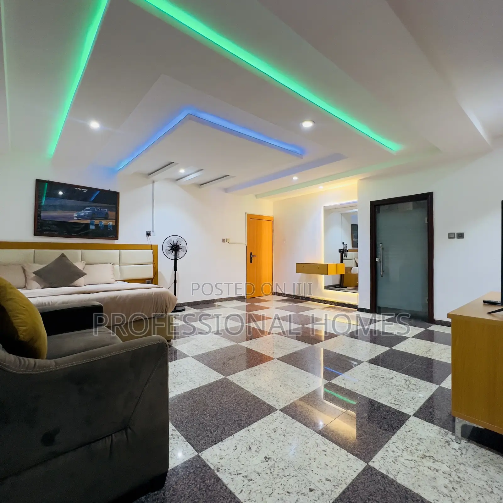 Quiet 2 Bedroom Apartment Shortlet 10min to Airport Ajao Estate in Ajao Estate