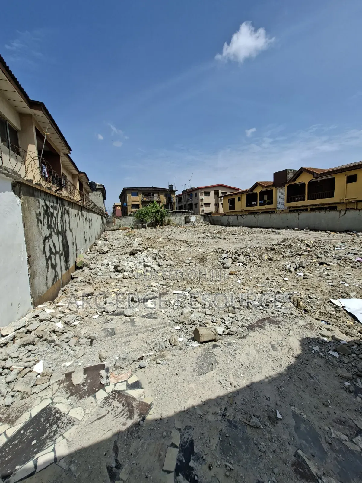 Standard Full Plot of Land With Cofo in Ago Palace