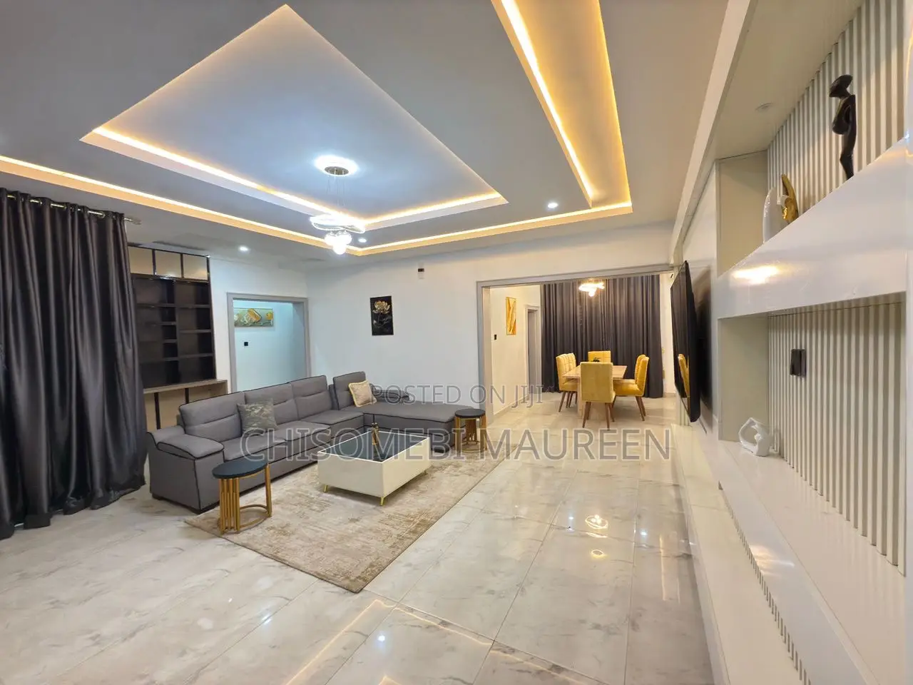 Furnished 2bdrm Block of Flats in Wuye for rent in Wuye