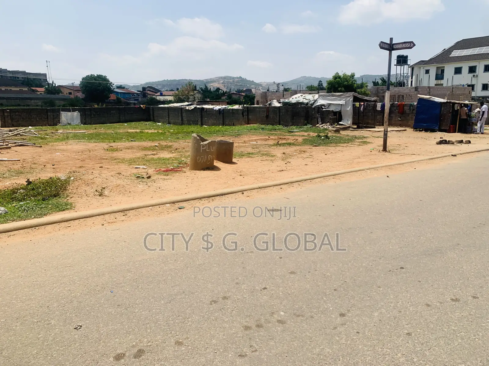 A Land for Sale in Jahi Gilmor. Tared Road in Jahi