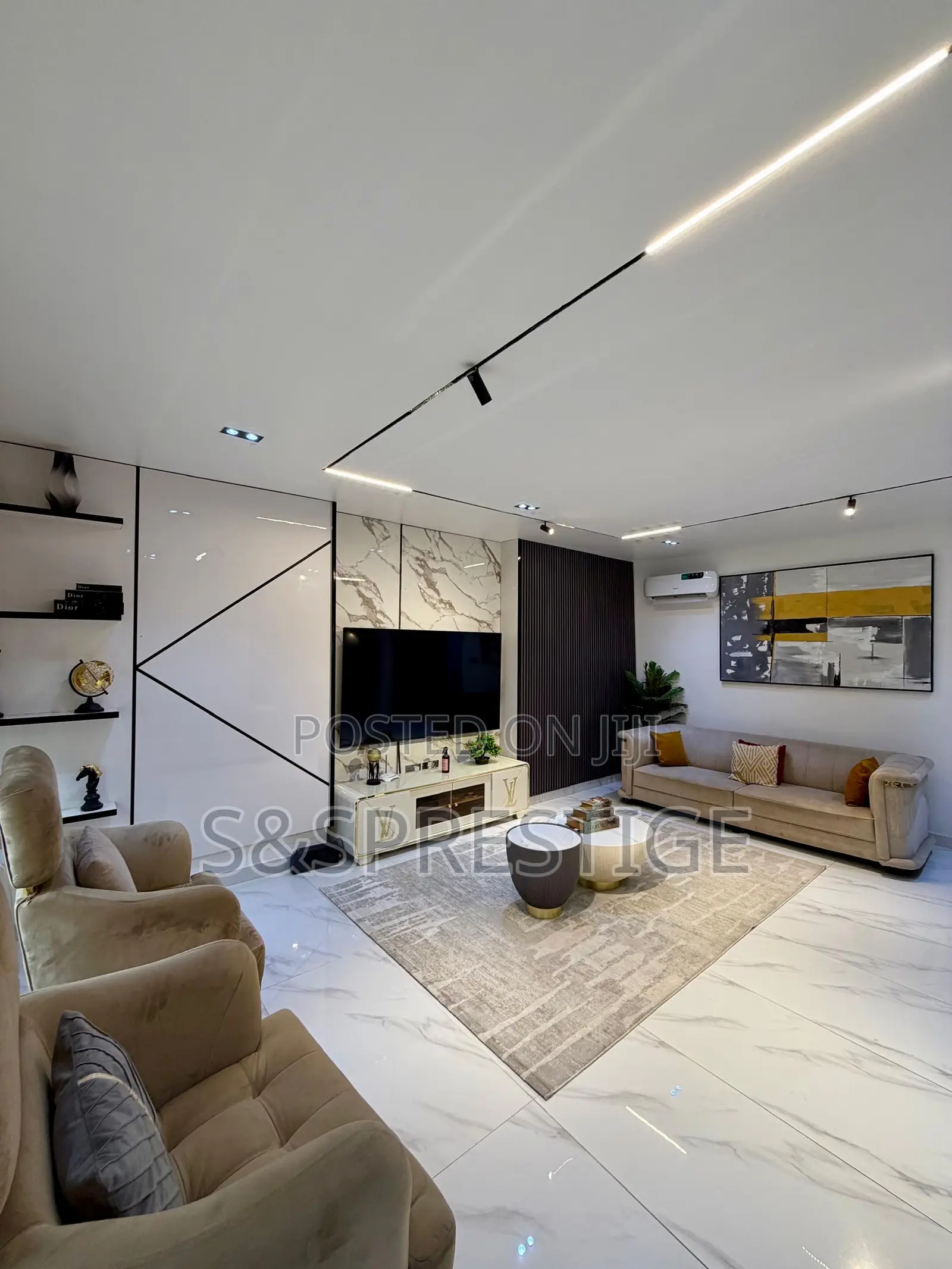 Furnished 3bdrm Townhouse / Terrace in Banana Island for rent in Banana Island