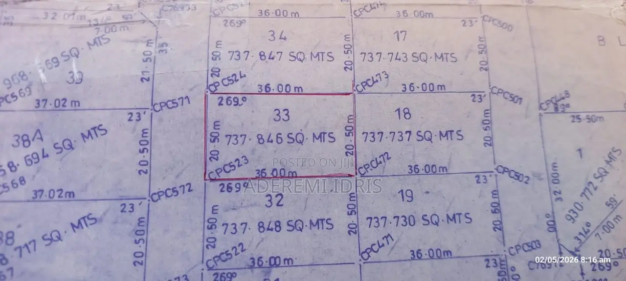 Land for Sale in Isheri North
