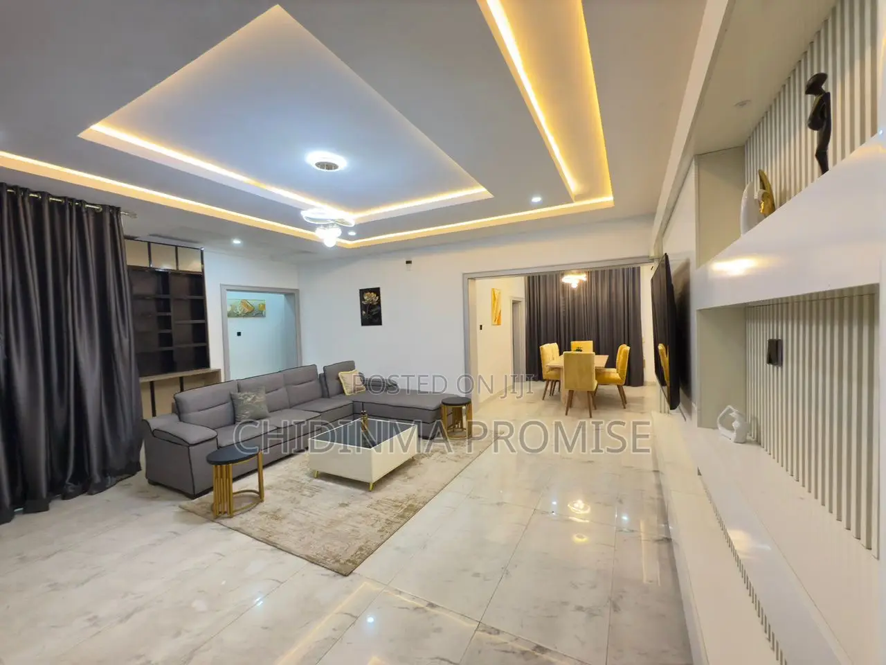 Furnished 2bdrm Bungalow in Wuye for rent in Wuye