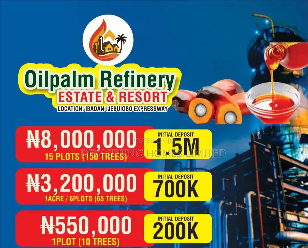Oil Palm Refinery Estate in Ijebu