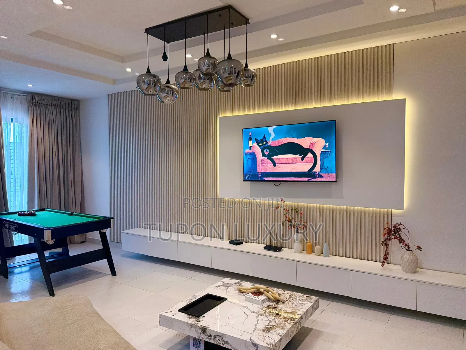 Luxury 2bedroom Apartment With Snooker, Rooftop Pool and Gym in Lekki Phase 1