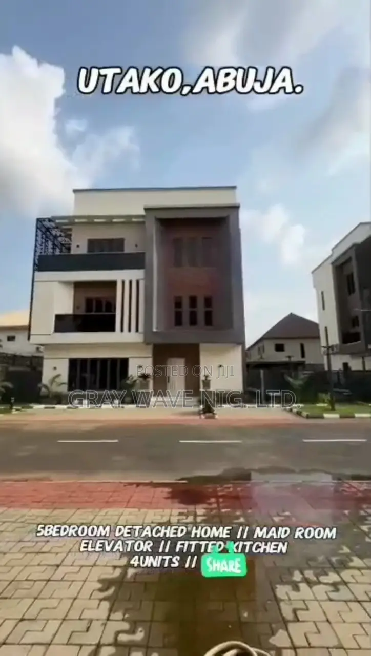 Furnished 5bdrm Duplex in Utako for rent in Utako