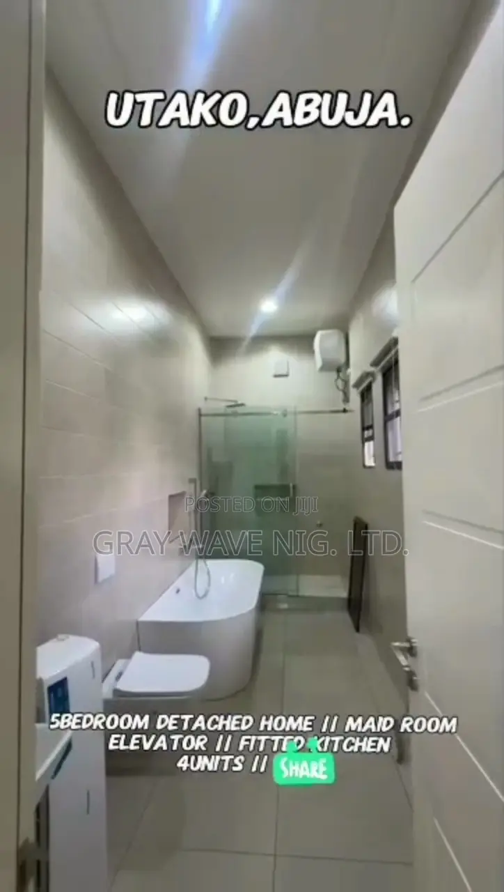 Furnished 5bdrm Duplex in Utako for rent in Utako