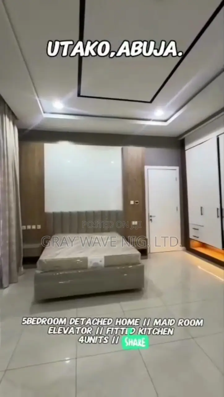 Furnished 5bdrm Duplex in Utako for rent in Utako
