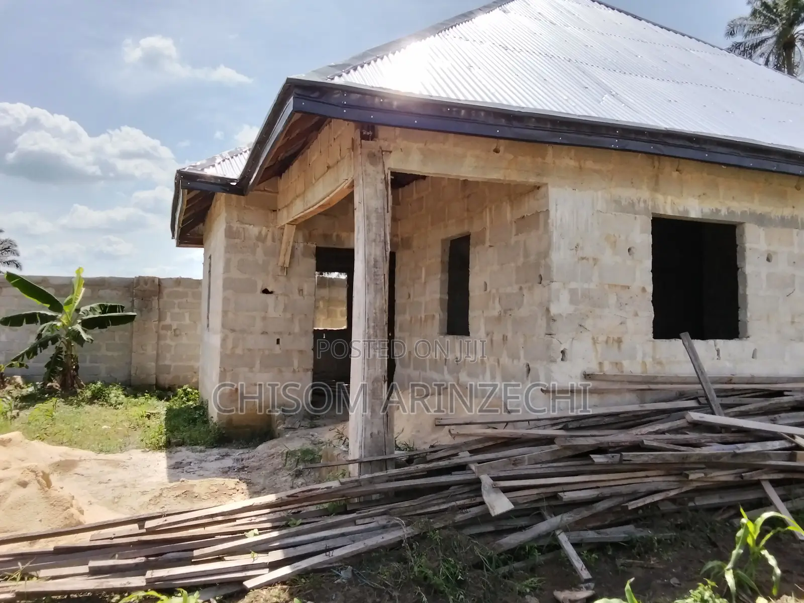 2 Plots With Roofed Detached Bungalow For Sale in Obio-Akpor