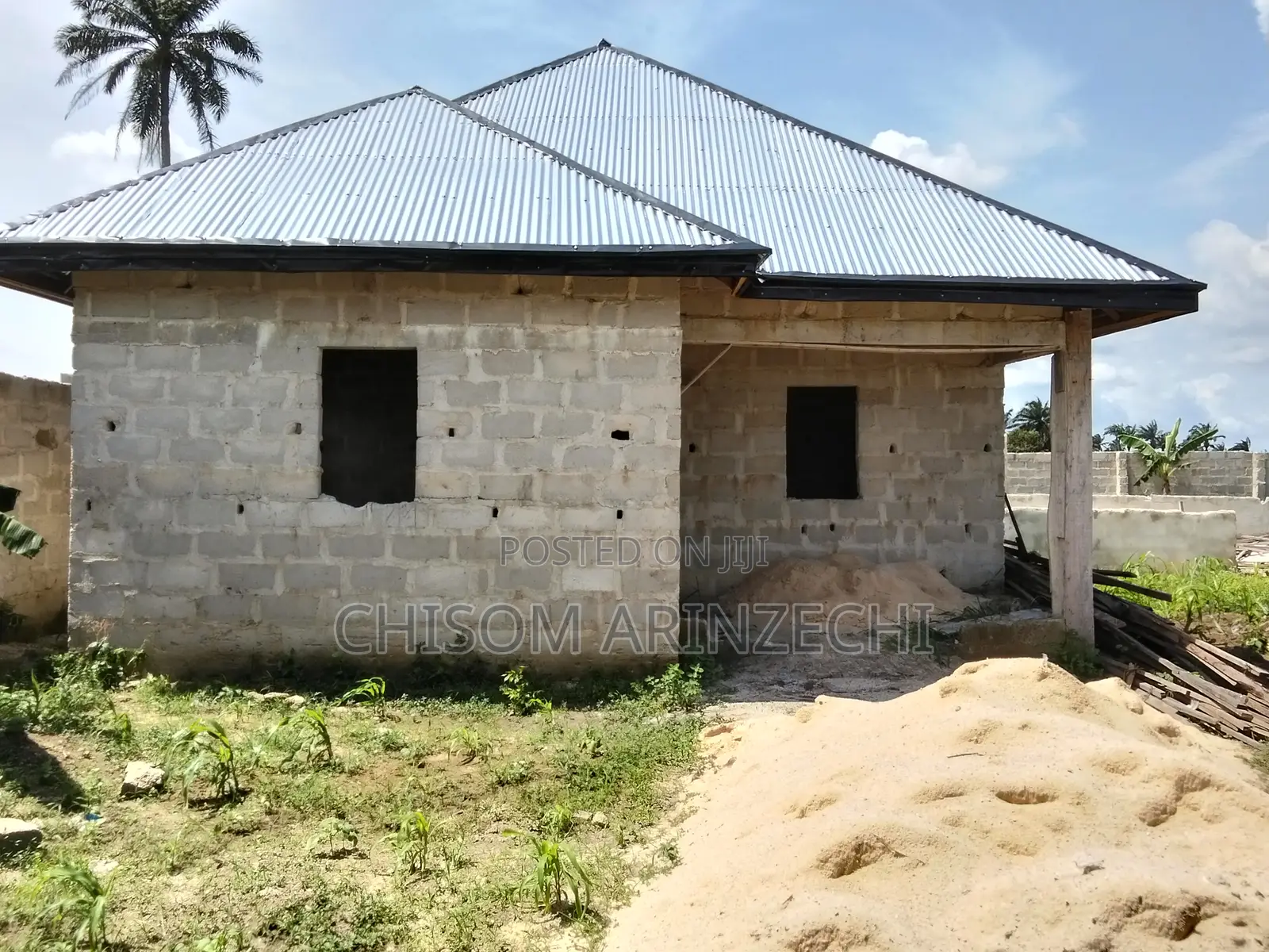 2 Plots With Roofed Detached Bungalow For Sale in Obio-Akpor