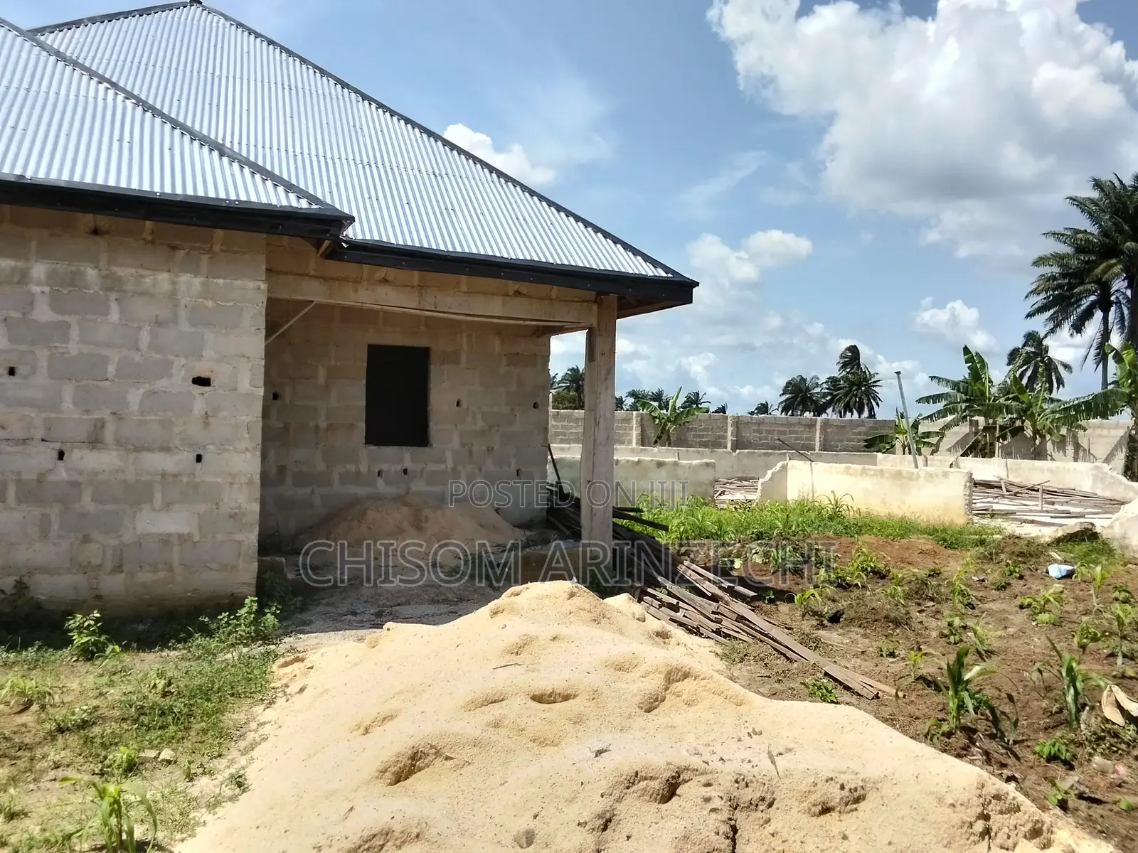 2 Plots With Roofed Detached Bungalow For Sale in Obio-Akpor
