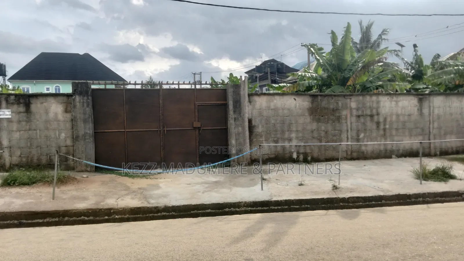 For Sale : Fenced 2 Plots at Woji , Port Harcourt in Woji