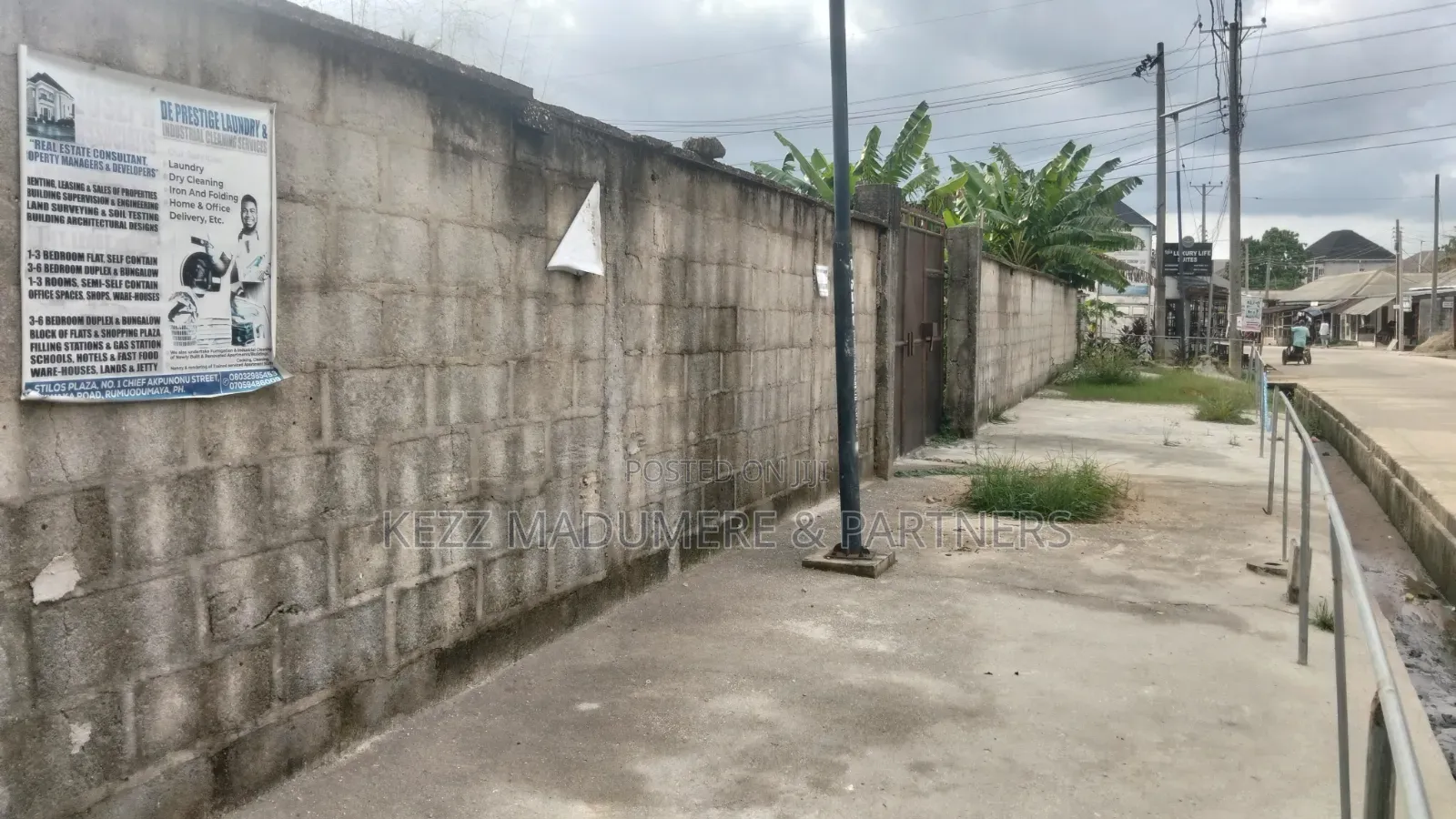 For Sale : Fenced 2 Plots at Woji , Port Harcourt in Woji