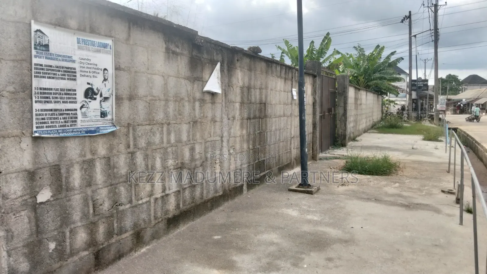 For Sale : Fenced 2 Plots at Woji , Port Harcourt in Woji