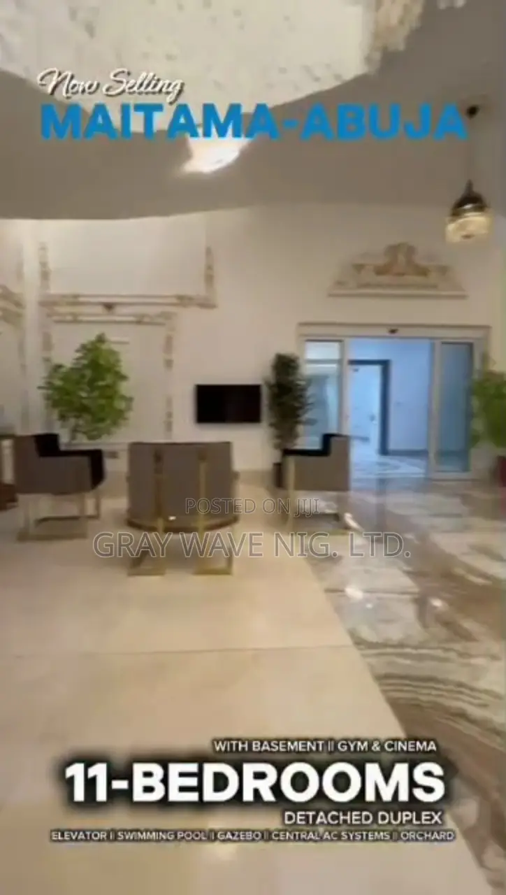 Furnished 11bdrm Mansion in Maitama for sale in Maitama