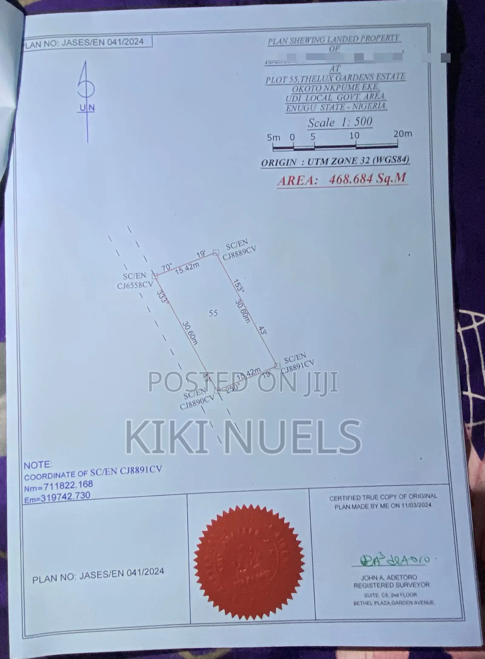 Prime Land for Sale at 9th Mile, Enugu in Enugu