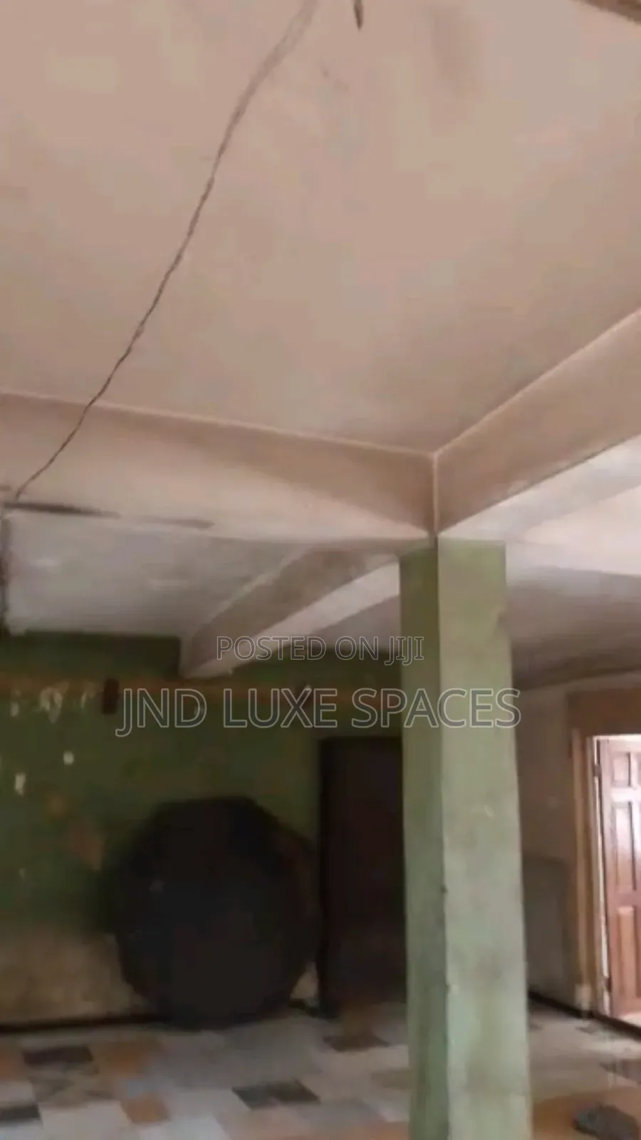 Warehouse, the Size of a Two-Bedroom Flat, With a Room Office Included in Ikeja