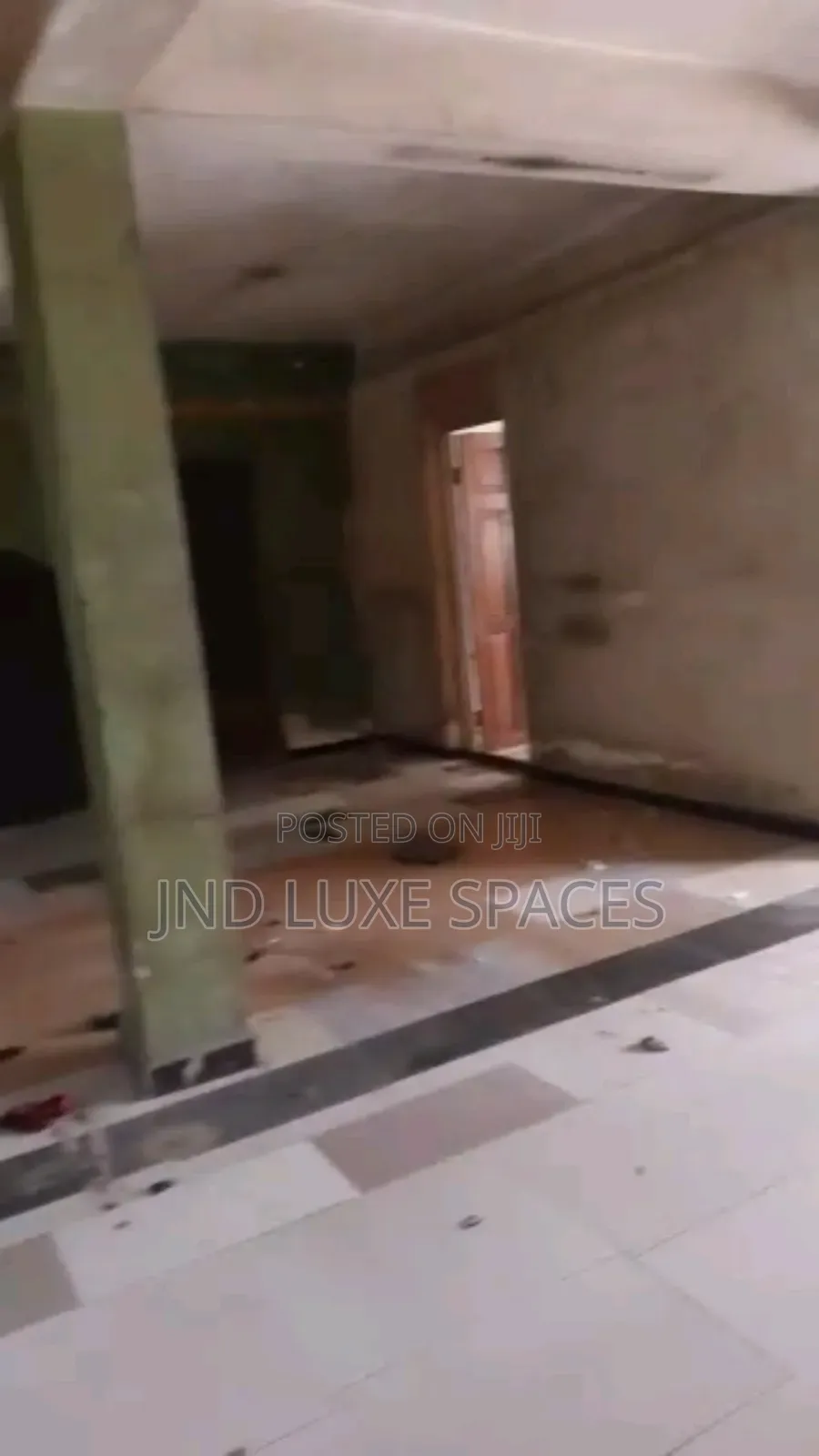 Warehouse, the Size of a Two-Bedroom Flat, With a Room Office Included in Ikeja
