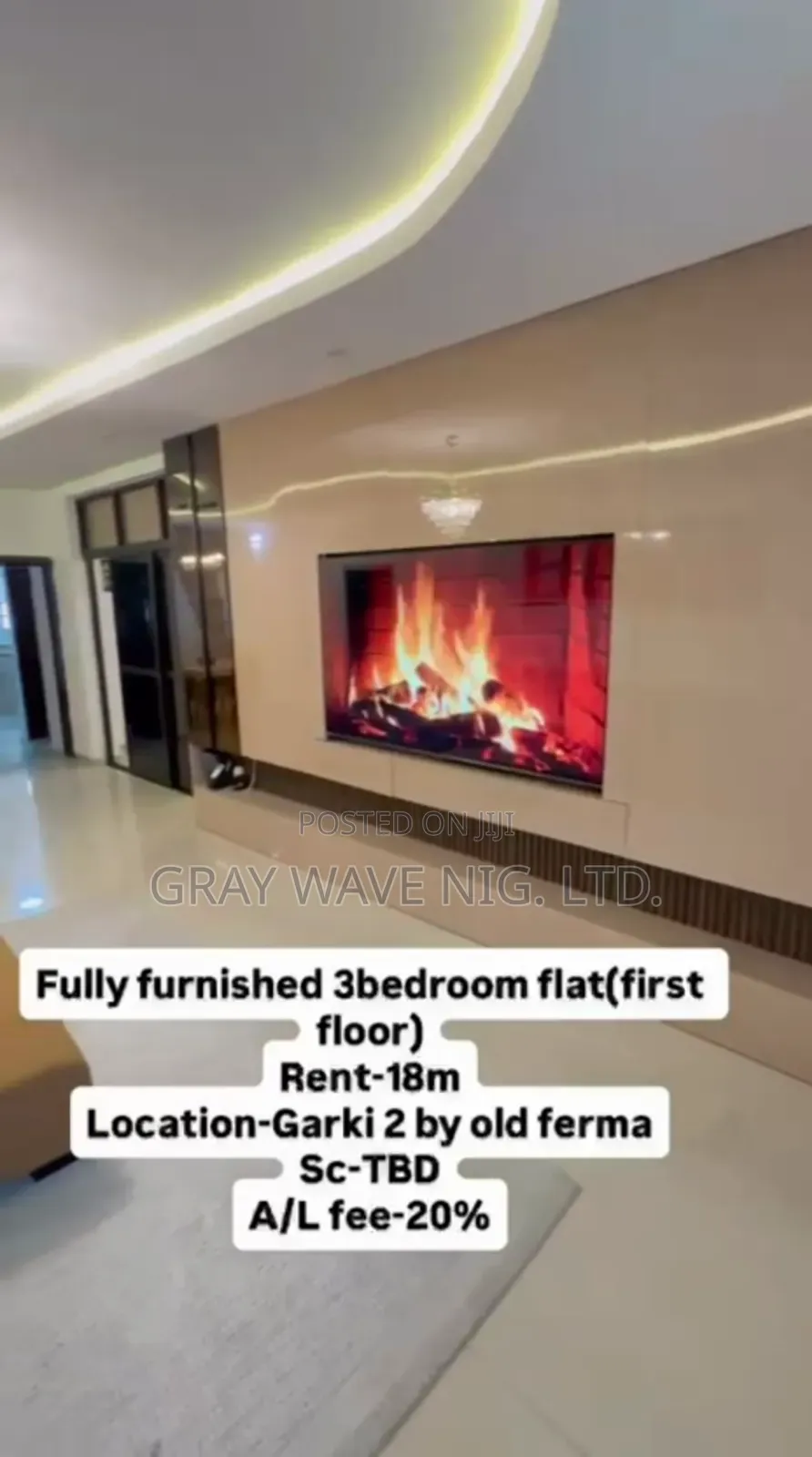 Furnished 3bdrm Block of Flats in Garki 2 for rent in Garki 2