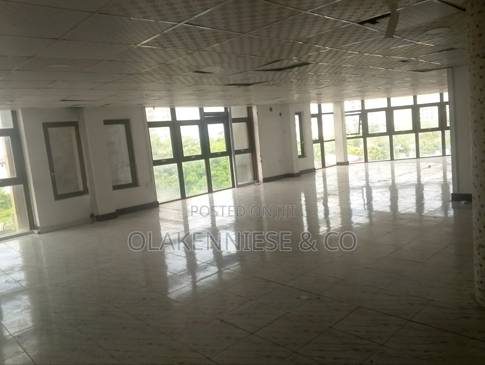 An Open Office Space Upstairs in Ademola Adetokunbo