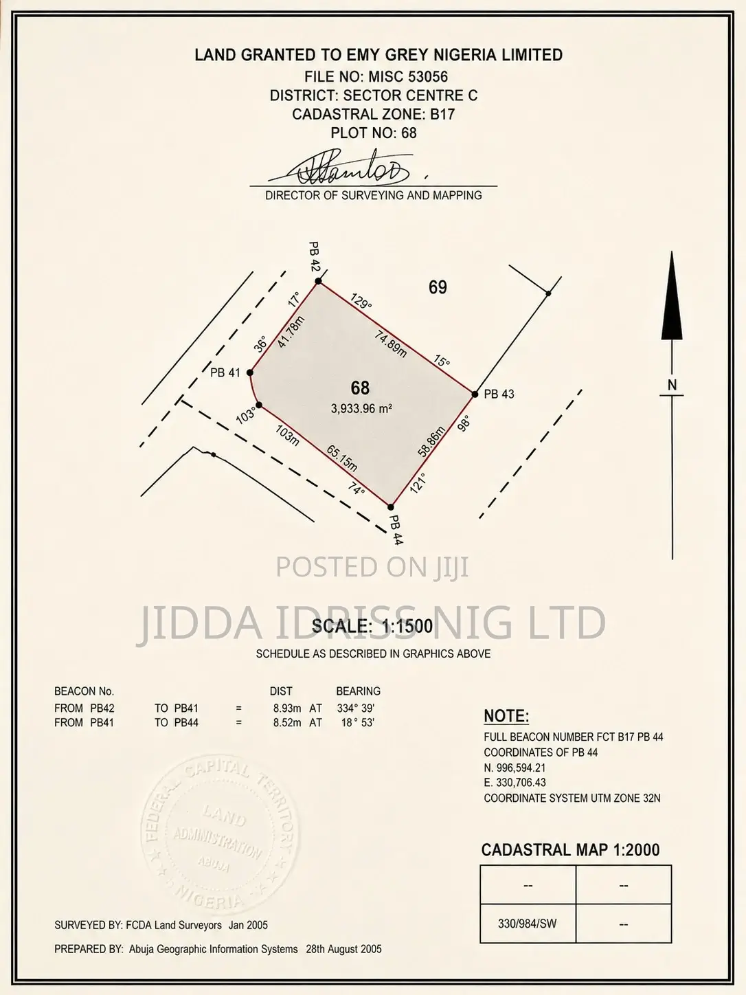 Prime Commercial Land for Sale in Gudu Behind NNPC in Gudu