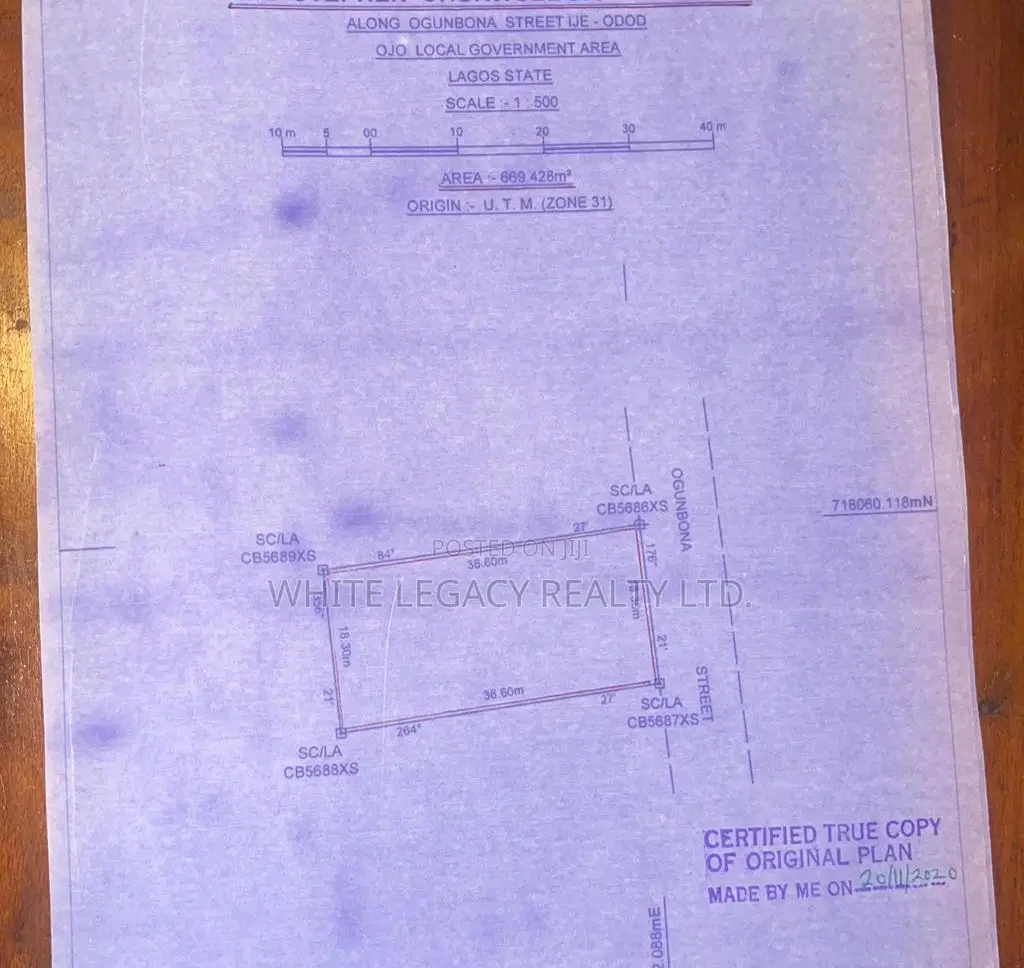 2 Units of 2 Bedroom Flat Currently Tenanted on 670sqm in Ojo