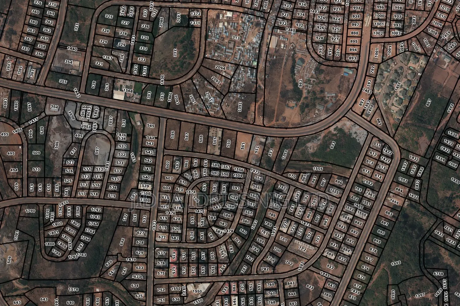 Prime Guzape Main Plot on Tarred Road – 1,842sqm in Guzape District