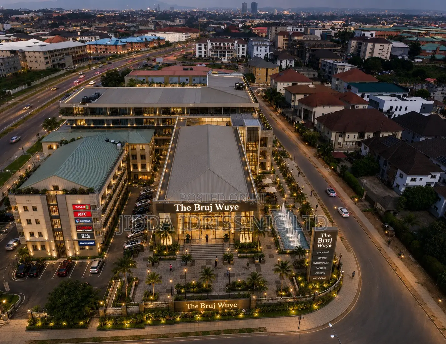 Luxury Commercial Plaza for Lease/Sale in Wuye Beside Wetland Hotel in Wuye