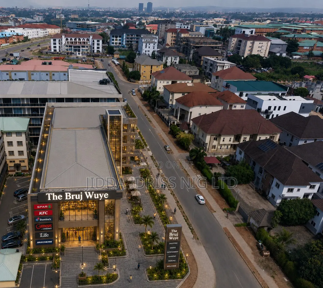 Luxury Commercial Plaza for Lease/Sale in Wuye Beside Wetland Hotel in Wuye