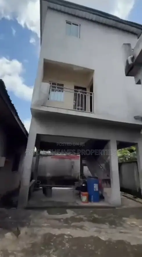 Warehouse With Four Units of Self Contain Apartments at Iwofe Road in Obio-Akpor