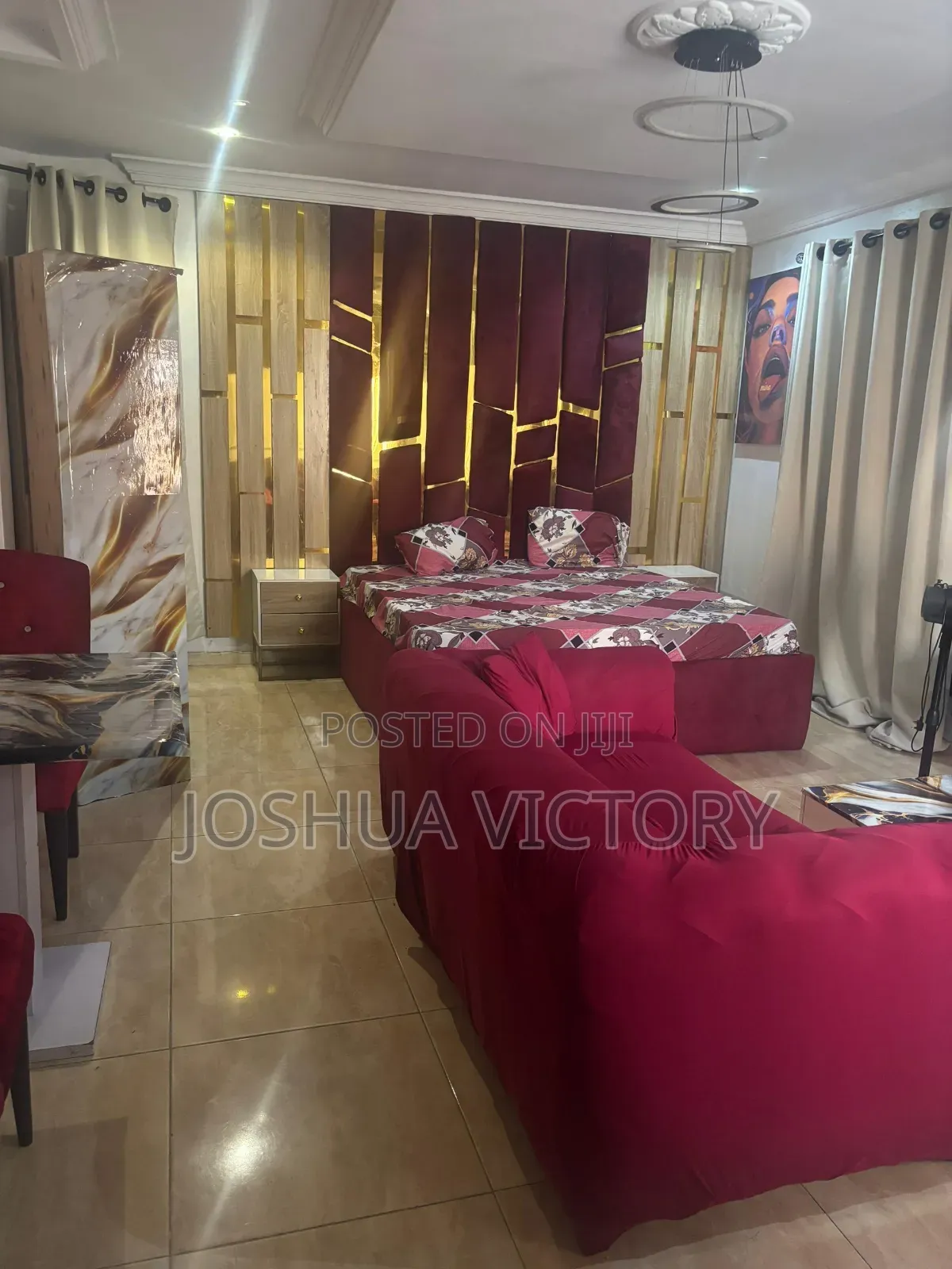 Furnished 1bdrm Shared Apartment in Lekki Conservative, Chevron in Chevron