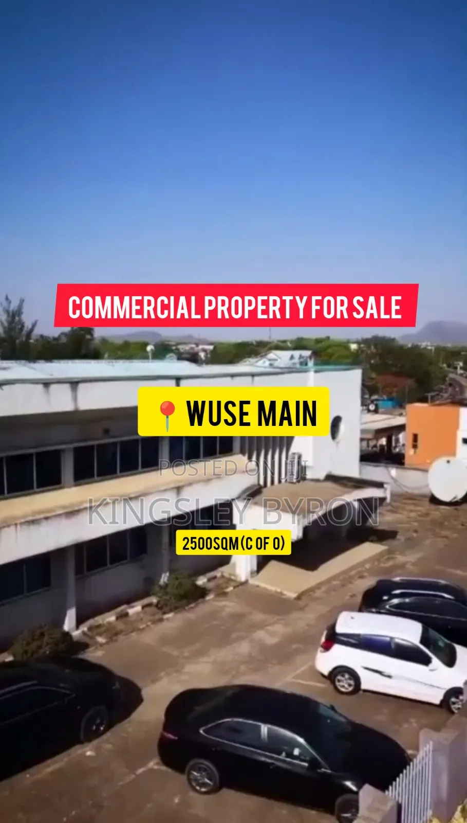 Direct Sales at Wuse Main 2500sqm Commercial Property for Sale in Zone 5 / Wuse