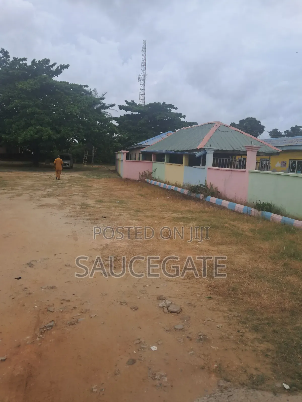 4 Plots Facing the Road at Alakija Navy Town Road in Satellite Town