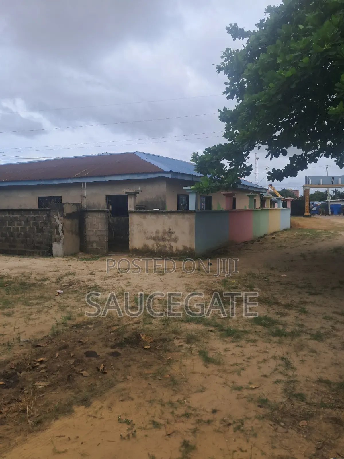 4 Plots Facing the Road at Alakija Navy Town Road in Satellite Town