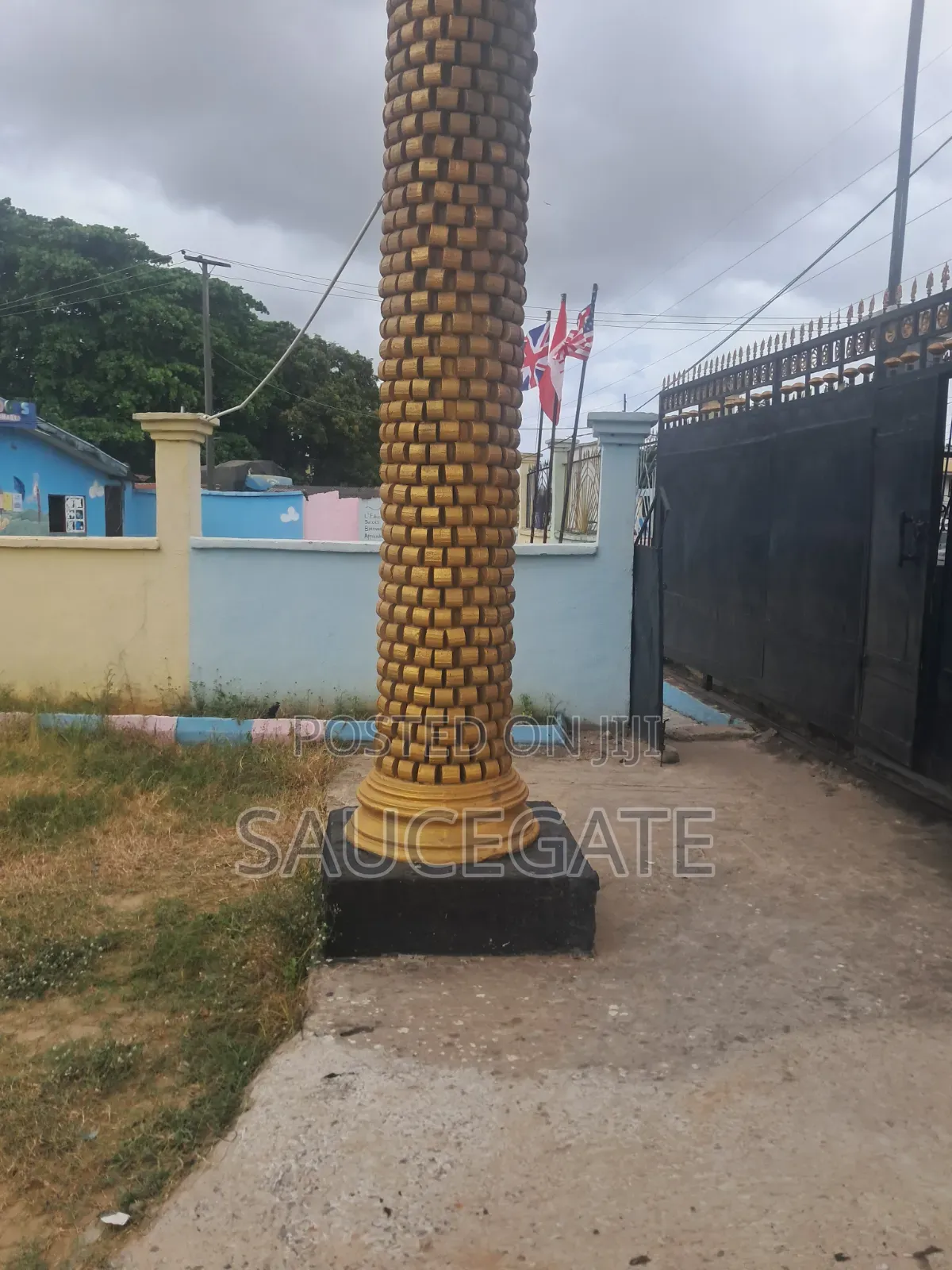 4 Plots Facing the Road at Alakija Navy Town Road in Satellite Town