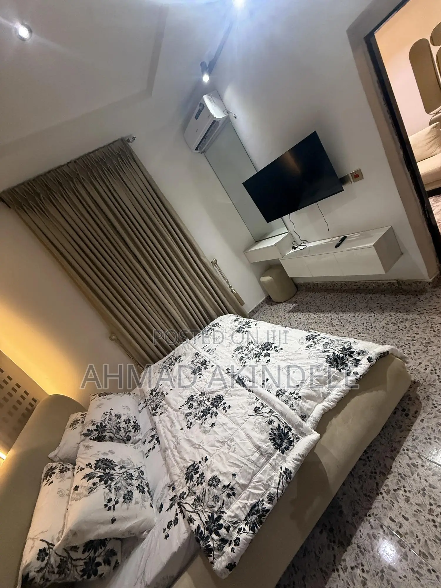 One Bed With Two Toilets in Life Camp