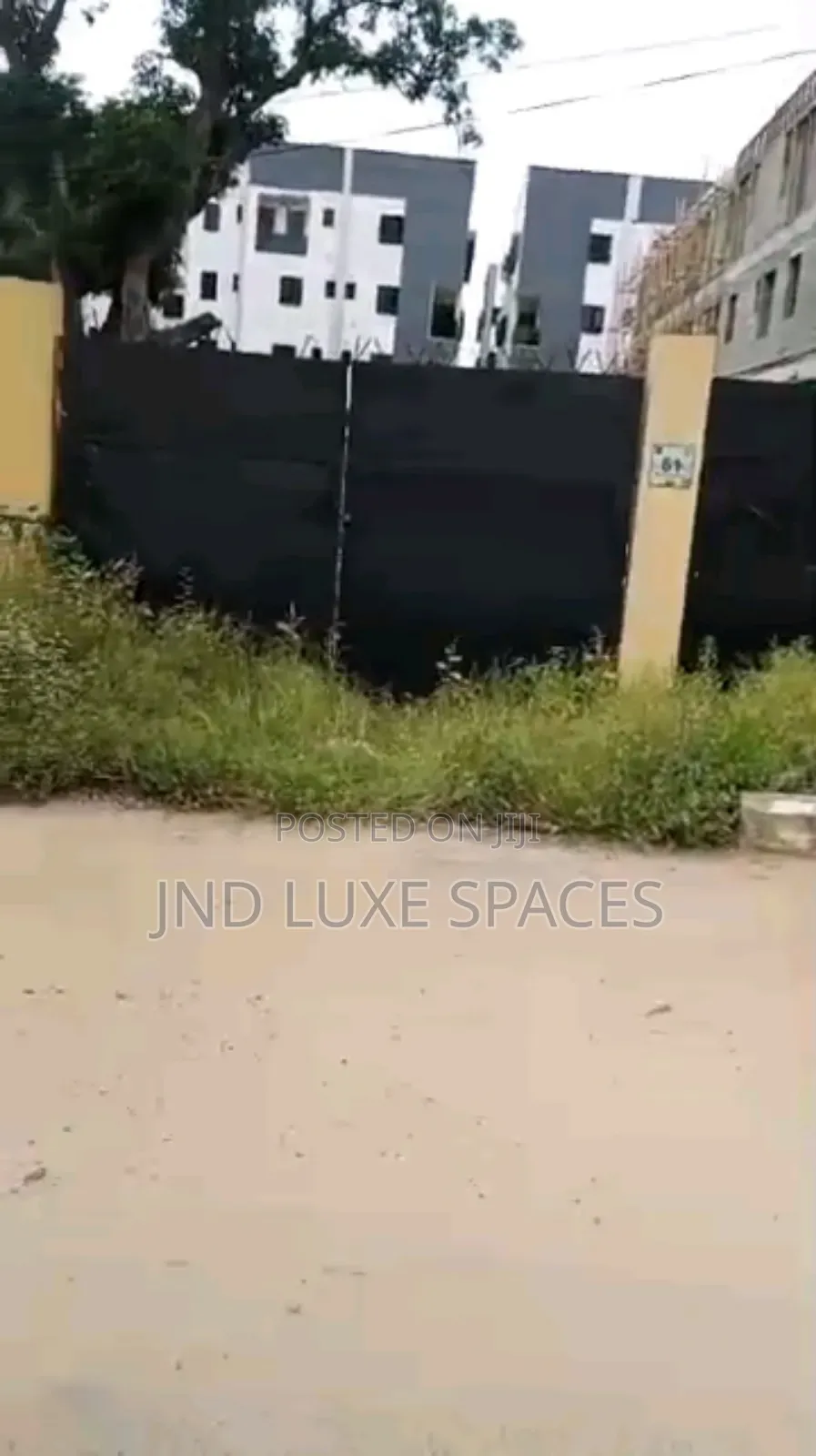 A Vacant Plot of Land Fence and Gated in a Serene Environment in Ikeja GRA