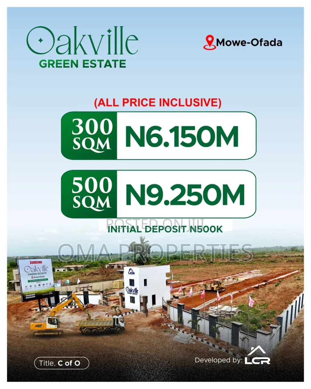 Land for Sale in Mowe Own a Piece of Today! With in Obafemi-Owode