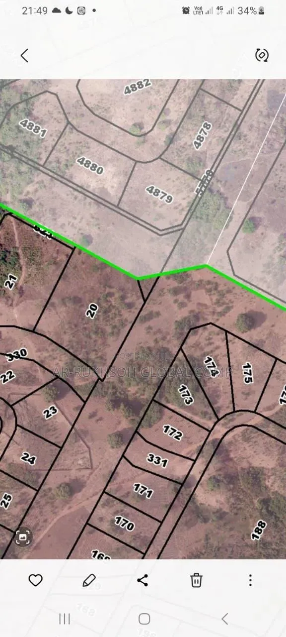 *1.07hectares Commercial Land (Petrol Filling Station) Guzape Il in Guzape District