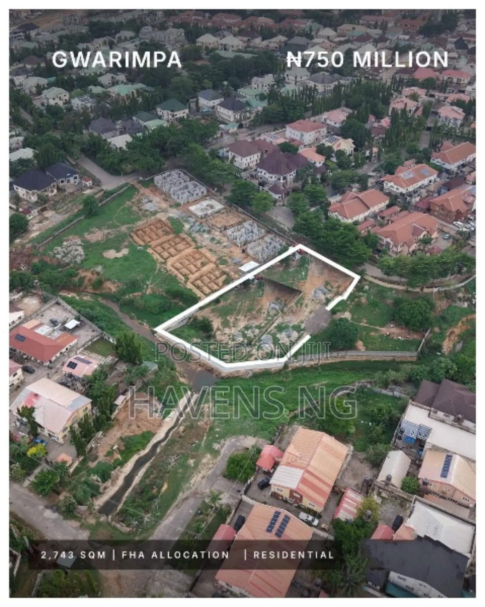 Gwarimpa • 2,743 SQM • ₦750 Million • Fha in Dawaki