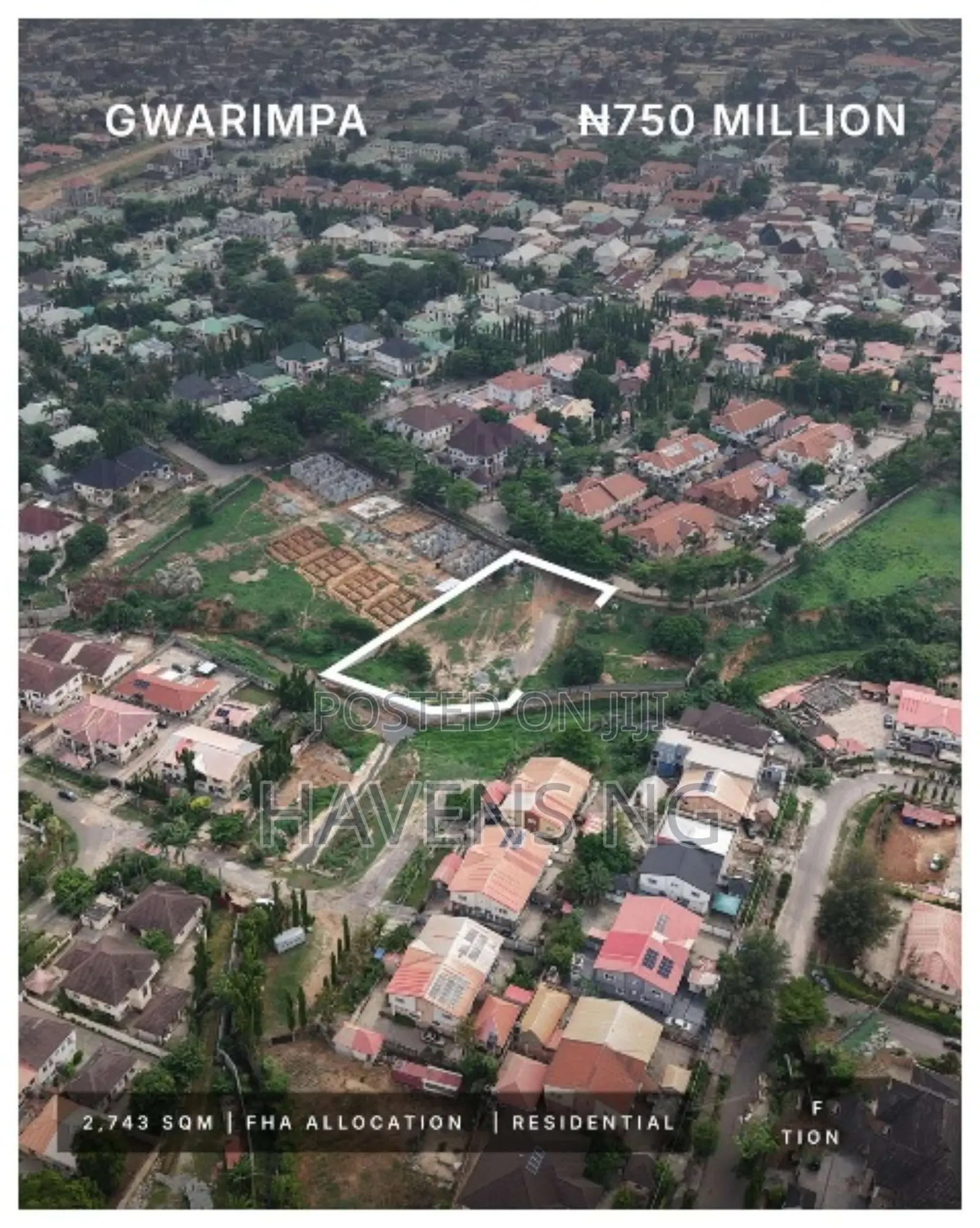 Gwarimpa • 2,743 SQM • ₦750 Million • Fha in Dawaki